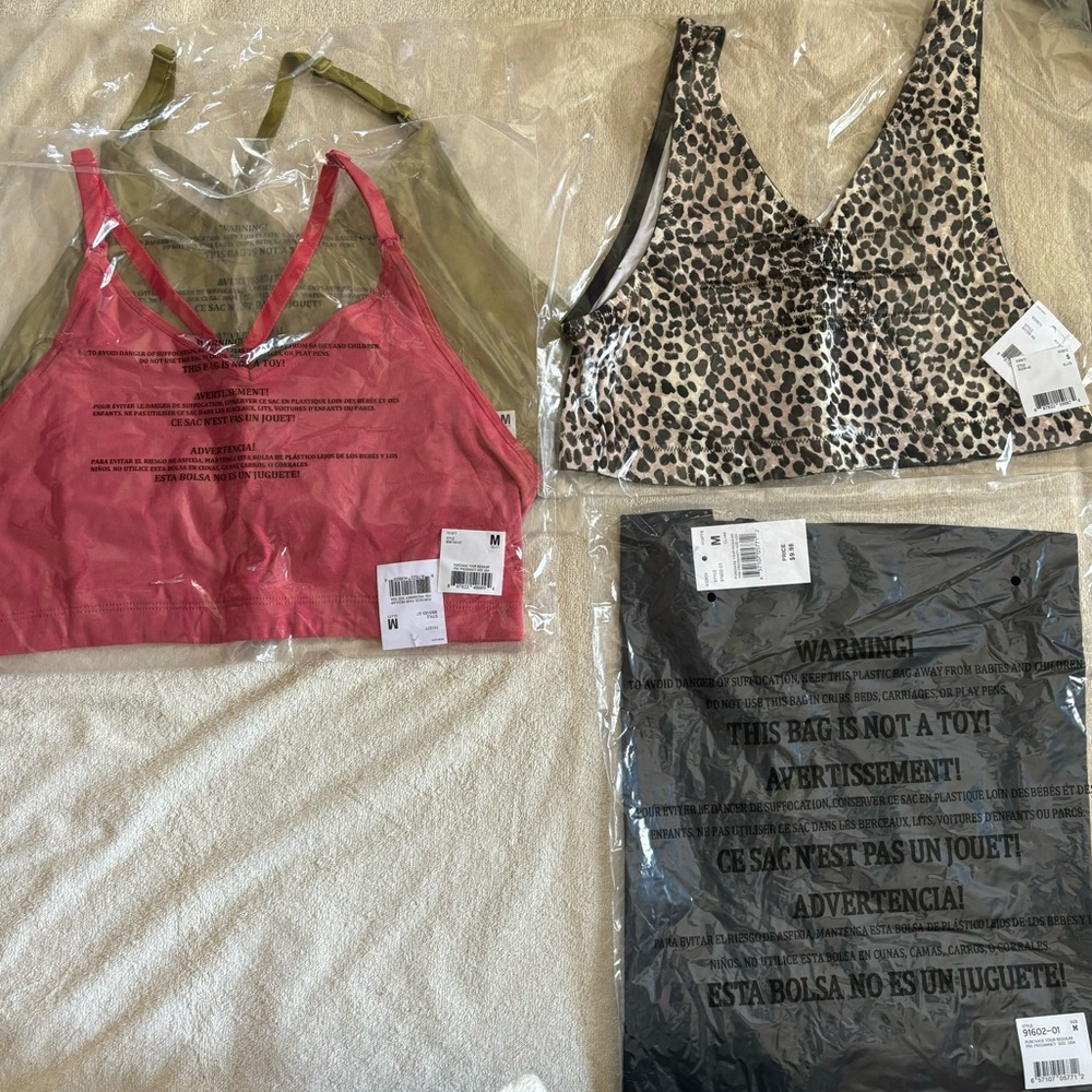 Maternity Nursing Bras and 1 Tank
